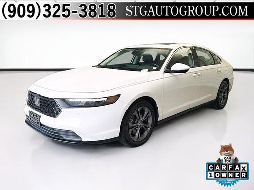 Platinum White 2024 Honda Accord Hybrid EX-L