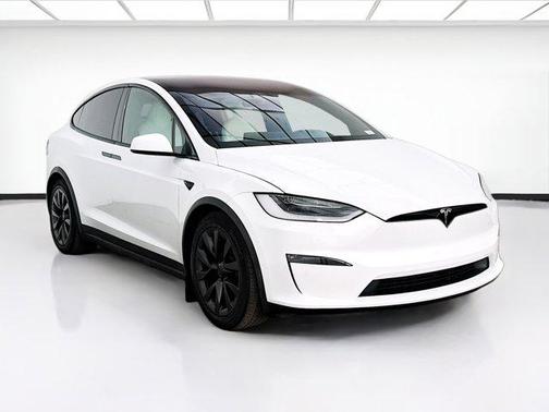 Pearl White Multi-Coat 2022 Tesla Model X Dual Motor All-Wheel Drive