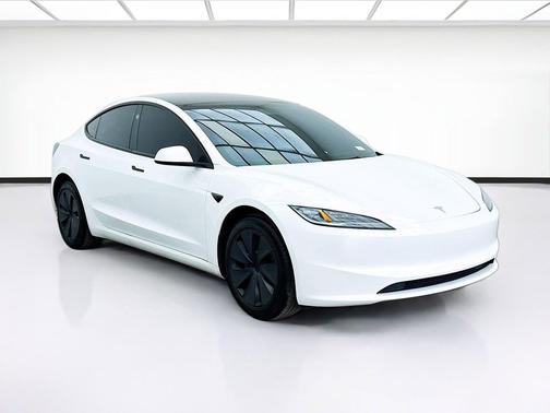 Solid Black 2025 Tesla Model 3 Long Range