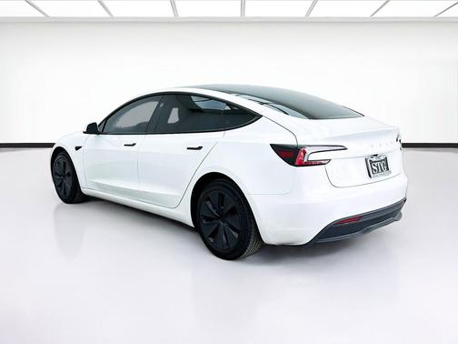 Solid Black 2025 Tesla Model 3 Long Range