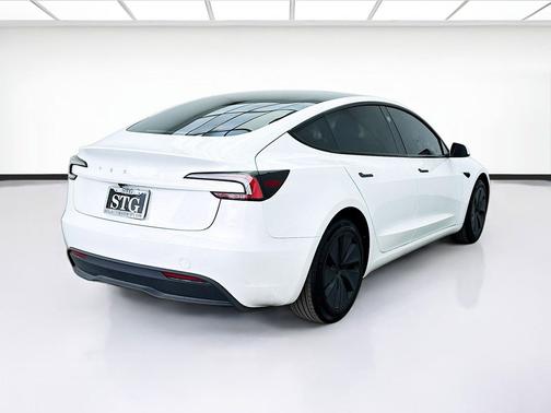 Solid Black 2025 Tesla Model 3 Long Range