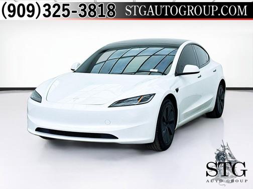 Solid Black 2025 Tesla Model 3 Long Range