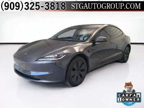 Stealth Grey 2025 Tesla Model 3 Long Range
