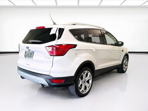 White Platinum 2019 Ford Escape Titanium