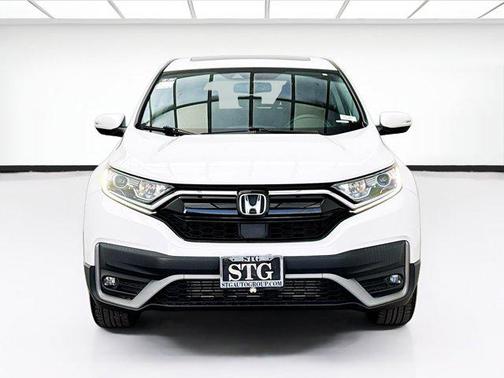 Platinum White 2021 Honda CR-V 2WD EX-L
