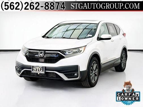 Platinum White 2021 Honda CR-V 2WD EX-L