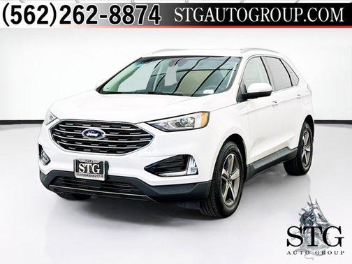 Star White Metallic Tri-Coat 2020 Ford Edge SEL