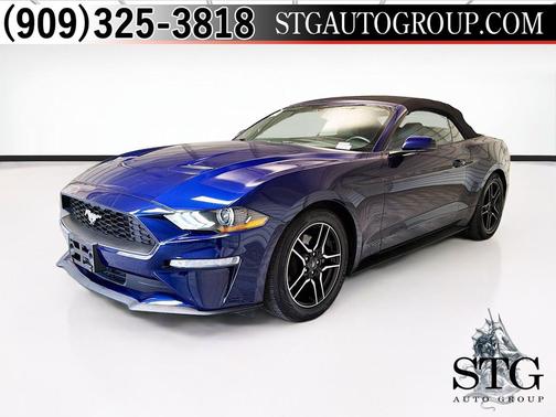Kona Blue Metallic 2019 Ford Mustang EcoBoost Premium
