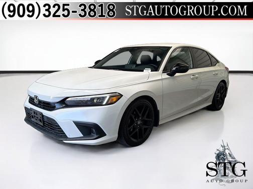 Off White 2023 Honda Civic Sport