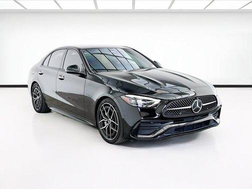 Black 2022 Mercedes-Benz C-Class Sedan