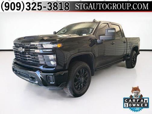 Black 2025 Chevrolet Silverado 2500 Custom