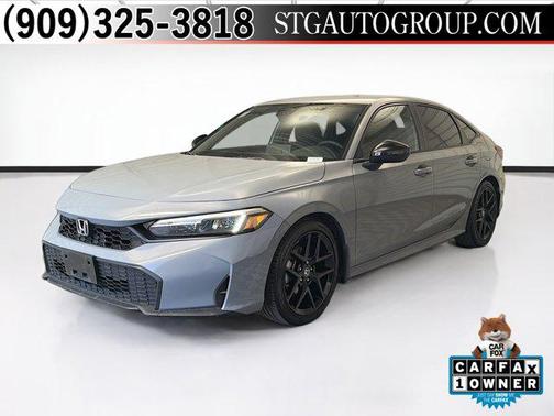 Gray 2025 Honda Civic Sport