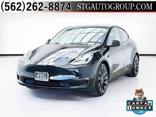 Solid Black 2023 Tesla Model Y Performance Dual Motor All-Wheel Drive