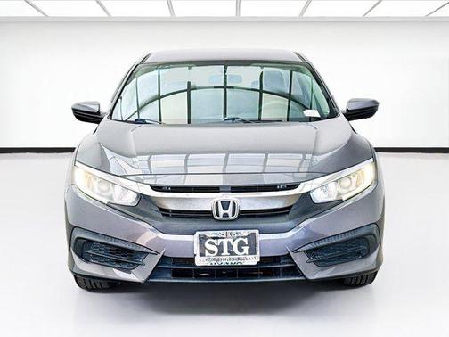 Modern Steel Metallic 2017 Honda Civic LX