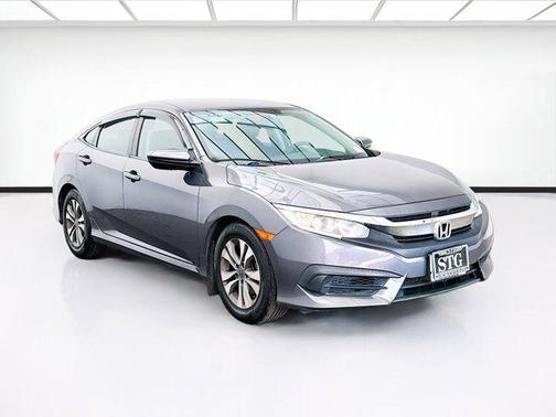 Modern Steel Metallic 2017 Honda Civic LX