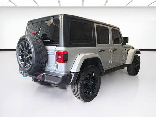 Silver Zynith Clearcoat 2023 Jeep Wrangler 4xe Sahara