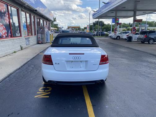 white 2008 Audi A4 2.0T Cabriolet