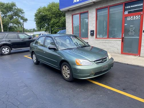 Galapagos Green Metallic 2003 Honda Civic LX