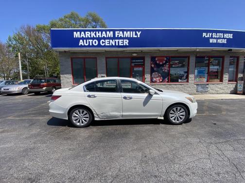 white 2010 Honda Accord EX-L