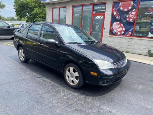 Black 2007 Ford Focus ZX4 S