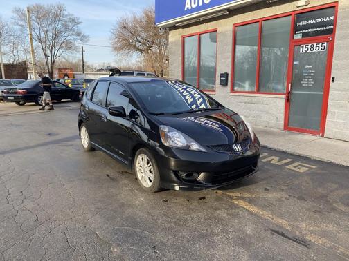Black 2009 Honda Fit Sport