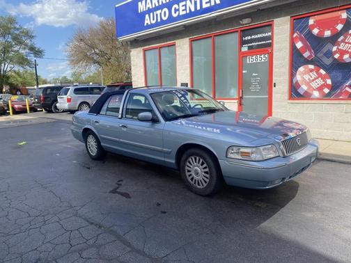 Blue 2008 Mercury Grand Marquis LS