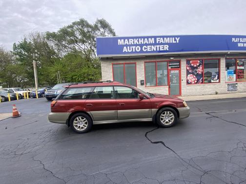 Red 2002 Subaru Outback Limited