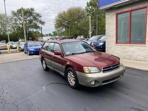 Red 2002 Subaru Outback Limited