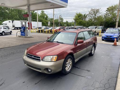 Red 2002 Subaru Outback Limited