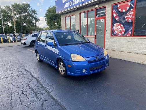 Cosmic Blue Metallic 2004 Suzuki Aerio SX