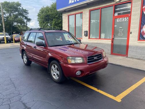 Red 2003 Subaru Forester 2.5 X