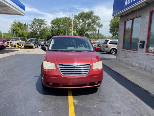 Red 2010 Chrysler Town & Country Touring
