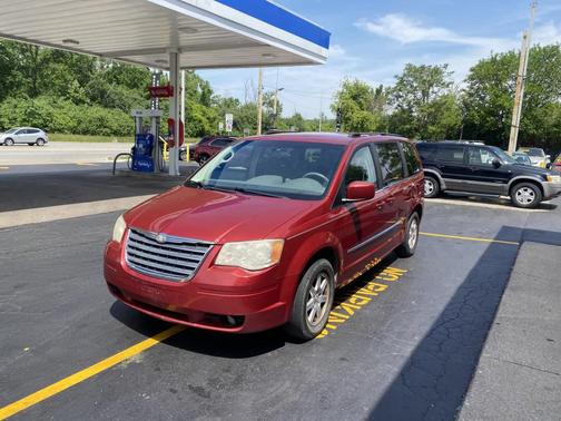 Red 2010 Chrysler Town & Country Touring