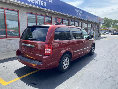Red 2010 Chrysler Town & Country Touring