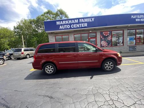 Red 2010 Chrysler Town & Country Touring