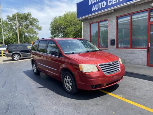 Red 2010 Chrysler Town & Country Touring