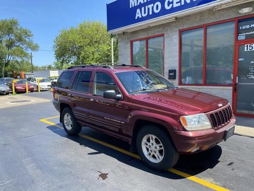 Red 1999 Jeep Grand Cherokee Limited 4WD