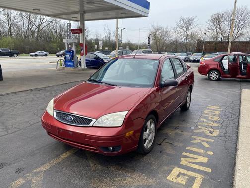 Sangria Red Clearcoat Metallic 2005 Ford Focus ZX4 S