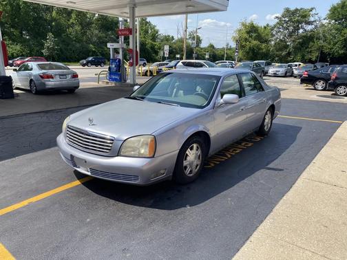 Blue 2004 Cadillac DeVille DTS