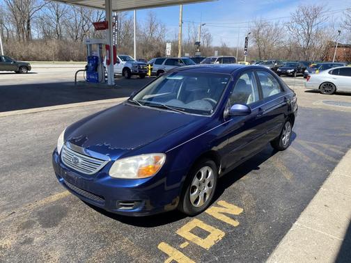 Blue 2008 Kia Spectra EX