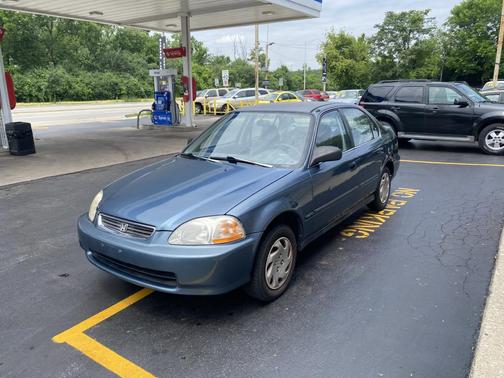 Blue 1997 Honda Civic LX