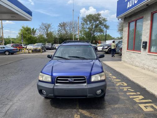 Pacifica Blue Pearl/Textured Gray 2003 Subaru Forester 2.5 X