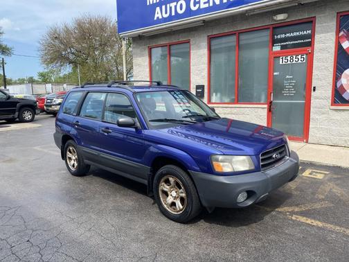 Pacifica Blue Pearl/Textured Gray 2003 Subaru Forester 2.5 X