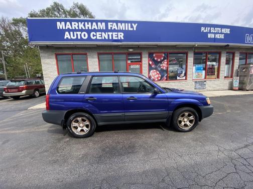 Pacifica Blue Pearl/Textured Gray 2003 Subaru Forester 2.5 X
