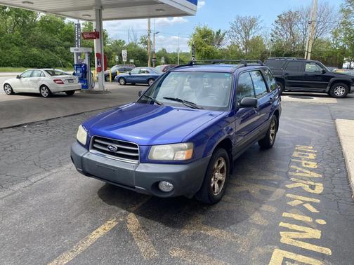 Pacifica Blue Pearl/Textured Gray 2003 Subaru Forester 2.5 X