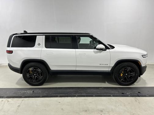 Glacier White 2023 Rivian R1S Adventure