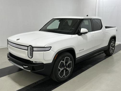 Glacier White 2023 Rivian R1T Adventure Package