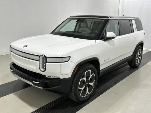 Glacier White 2024 Rivian R1S Adventure Package