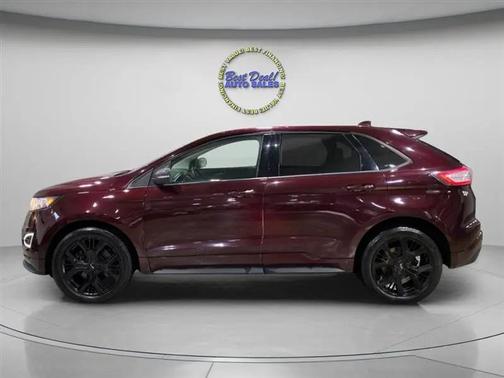 Maroon 2018 Ford Edge Sport