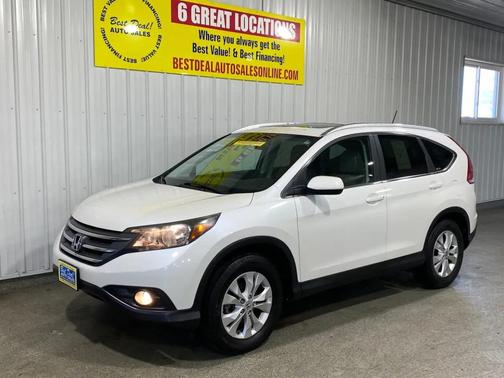 White Diamond Pearl 2012 Honda CR-V EX-L